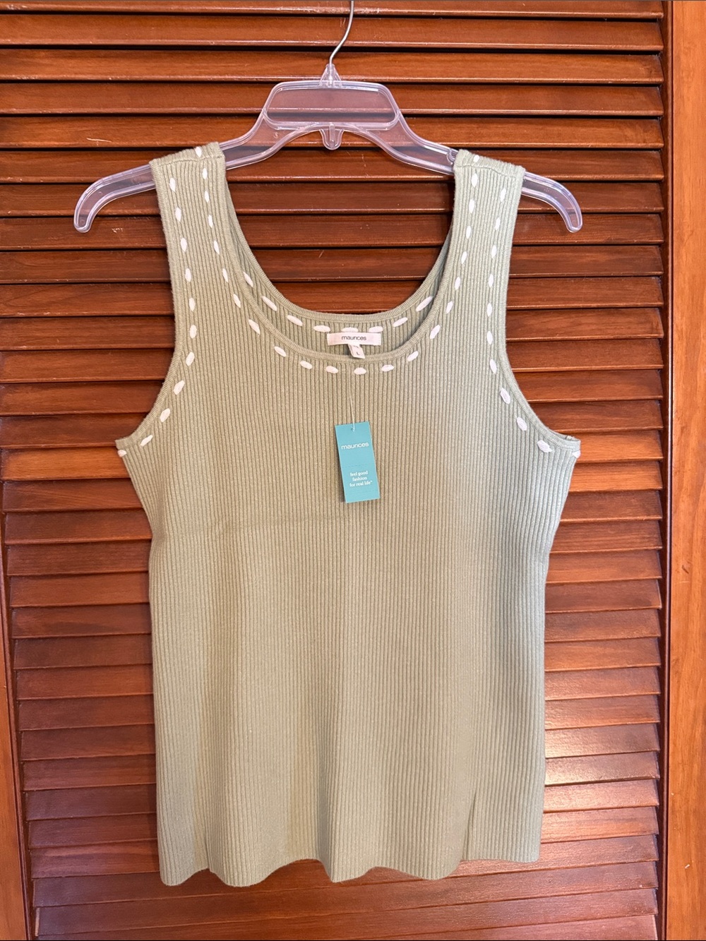 NEW Rib Stitched Tank - Picture 2 of 5